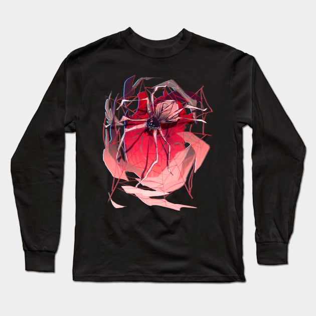 Spider Long Sleeve T-Shirt by Mob0